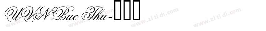 UVN Buc Thu字体转换